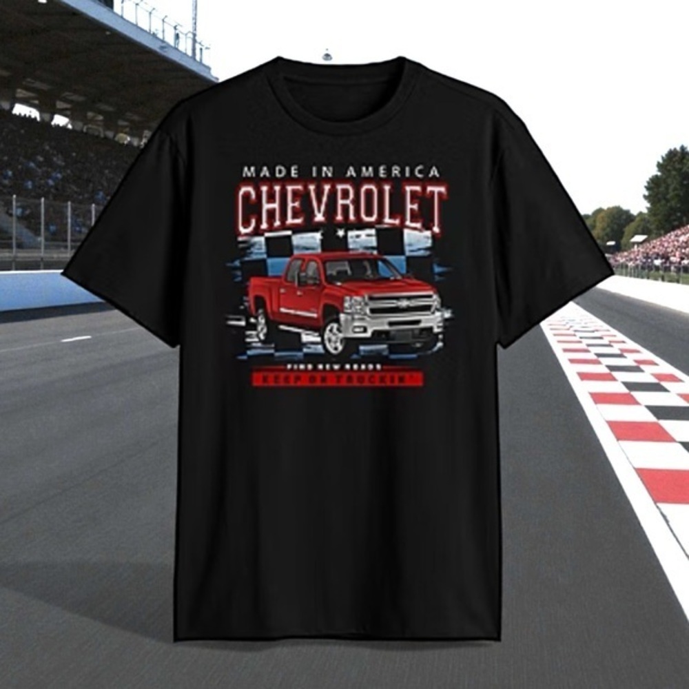 NWT Unisex Chevrolet Truck Graphic Big And Tall Black T shirt